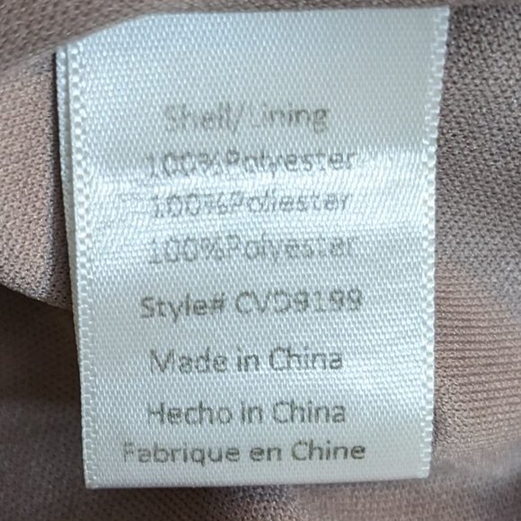 VaVa by Joy Han Brown Boho Textured Pattern Bell Sleeve Mid Dress - size S - Picture 13 of 14